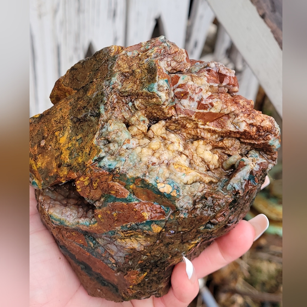 Colorful Rough Natural Jasper - Picture 12 of 16